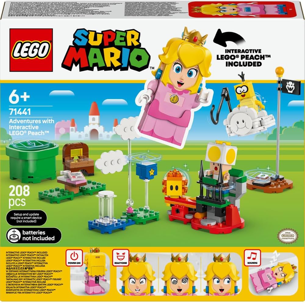 Lego Super Mario Adventures with Interactive LEGO Peach 208Pcs