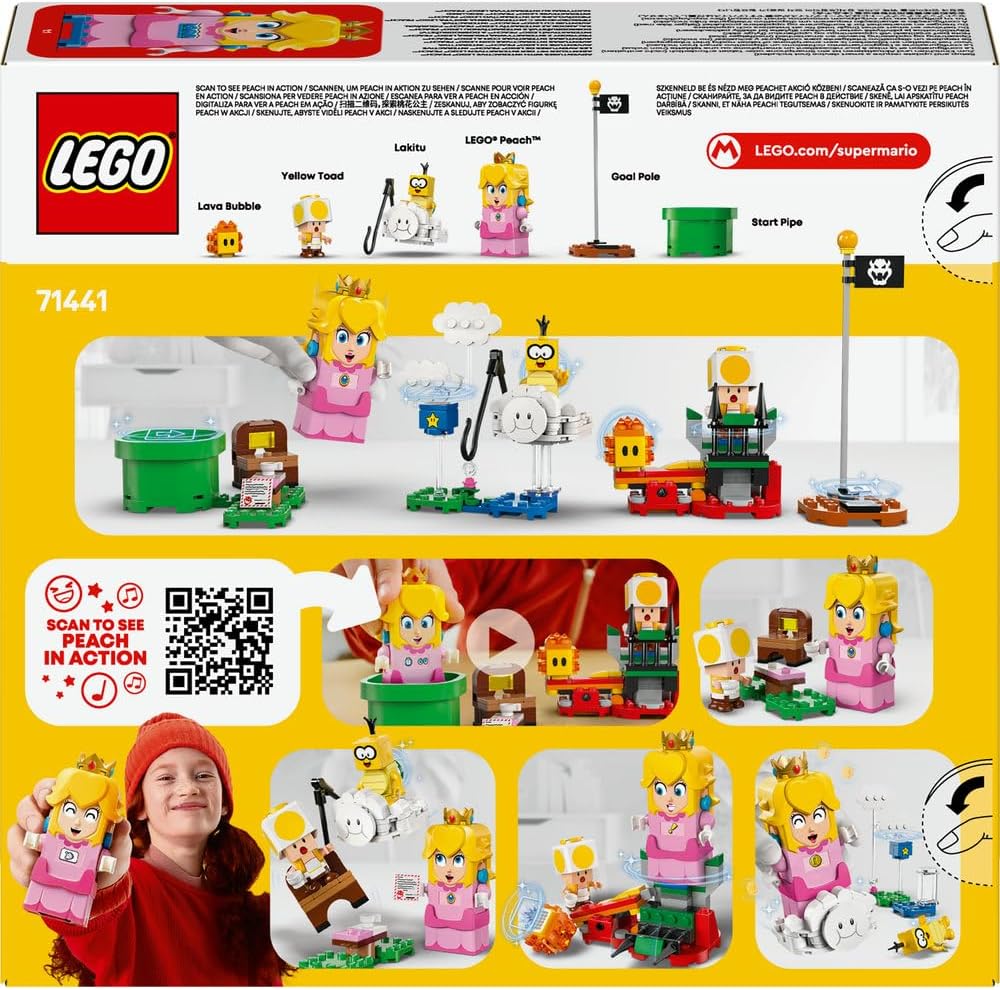 Lego Super Mario Adventures with Interactive LEGO Peach 208Pcs