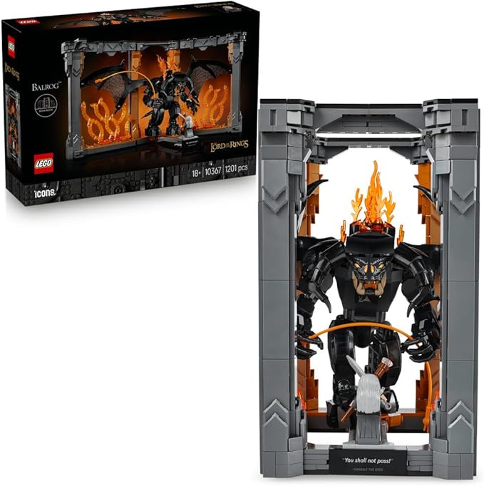Lego Icons The Lord of the Rings: Balrog Book Nook 1201 Pcs