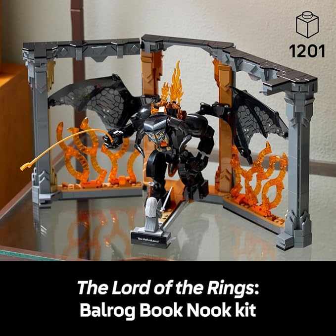 Lego Icons The Lord of the Rings: Balrog Book Nook 1201 Pcs