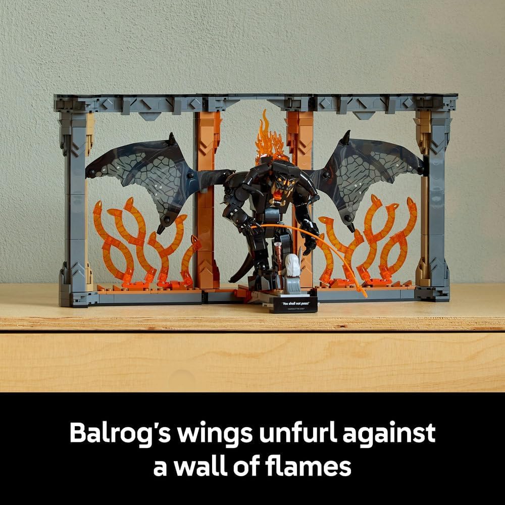 Lego Icons The Lord of the Rings: Balrog Book Nook 1201 Pcs