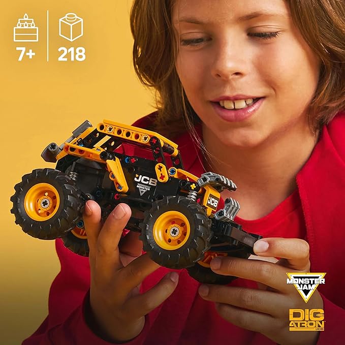 شاحنة ليغو تكنيك مونستر جام DIGatron بسحب للخلف 218 قطعة