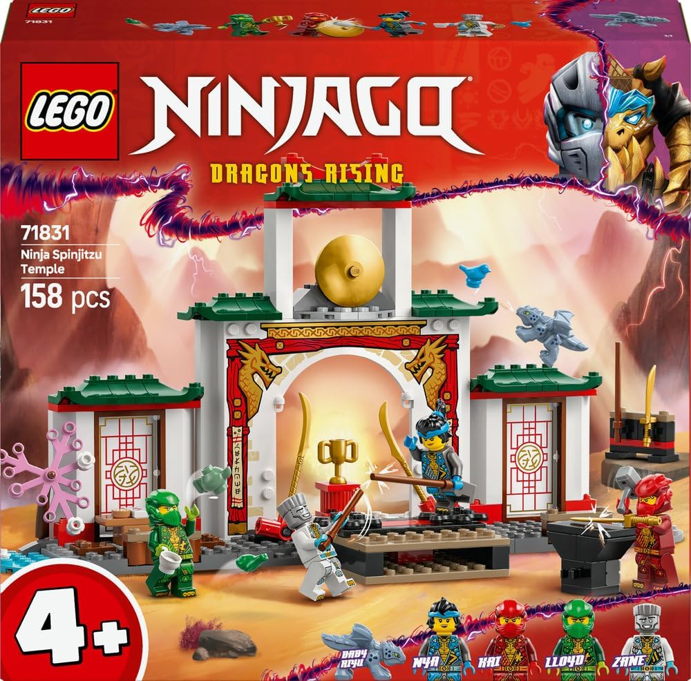 Lego Ninjago 71831 Ninja Spinjitzu Temple 158Pcs