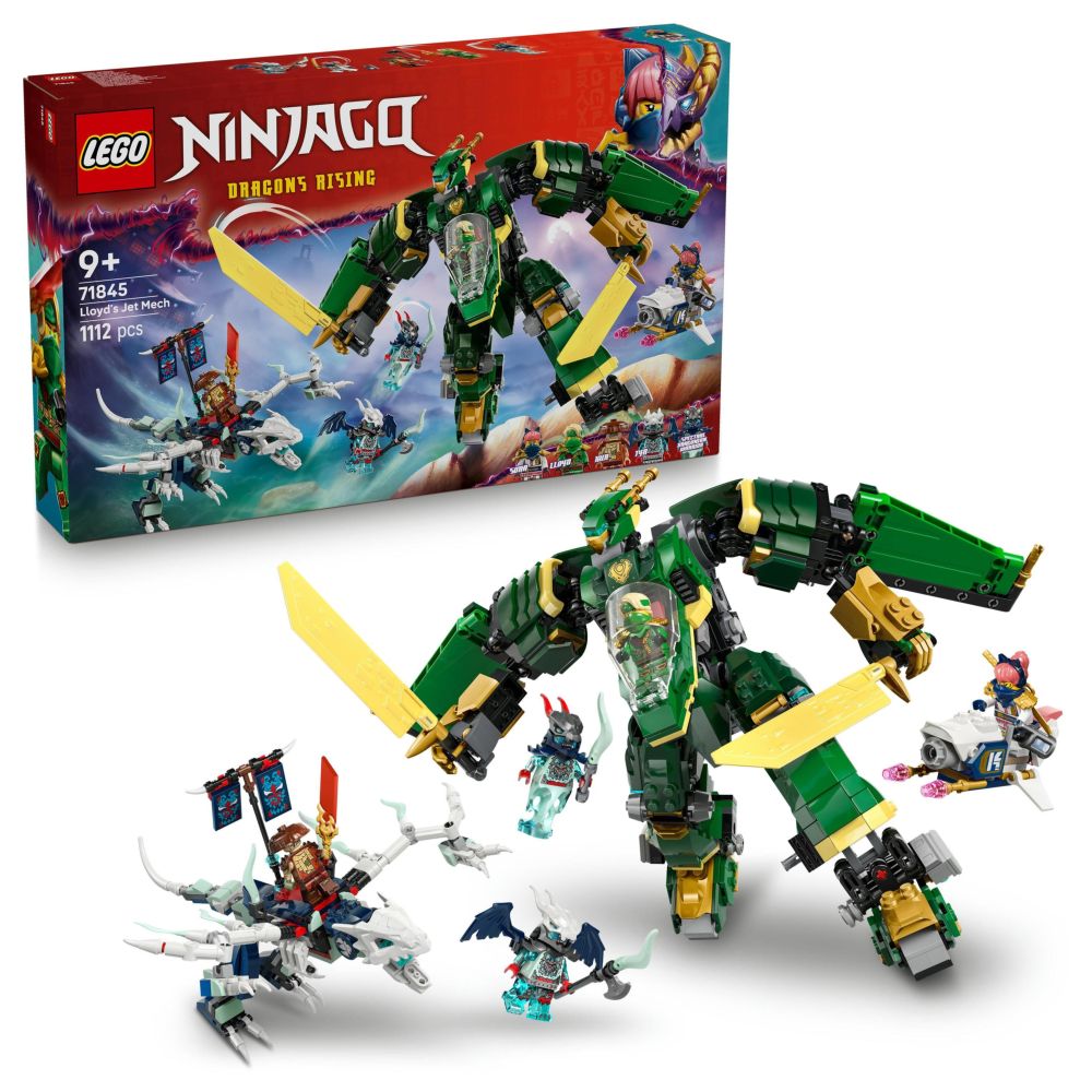 Lego Ninjago 71845 Lloyd’s Jet Mech 1112Pcs
