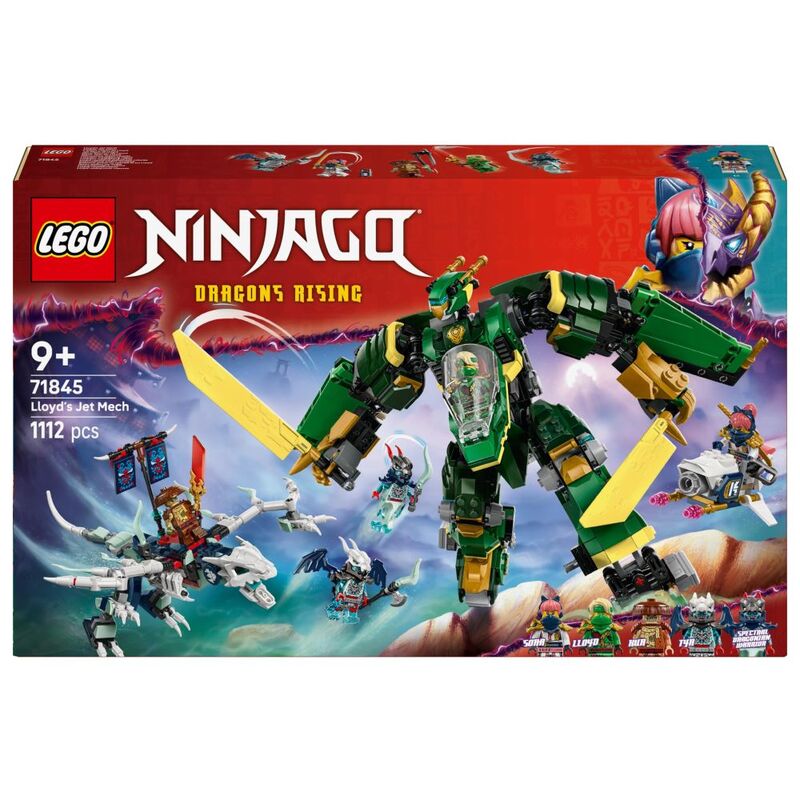 Lego Ninjago 71845 Lloyd’s Jet Mech 1112Pcs