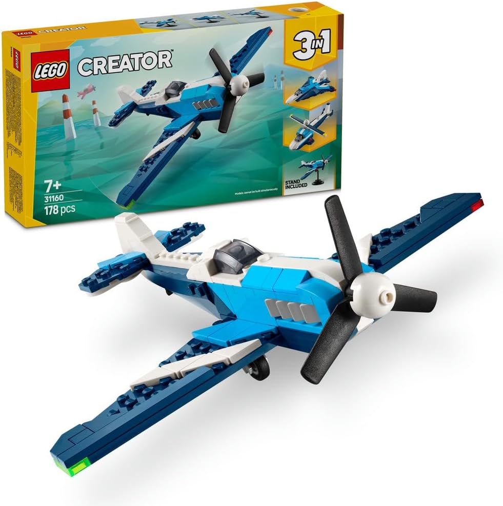 Lego Creator 31160 3in1 Aircraft Race Plane 178Pcs