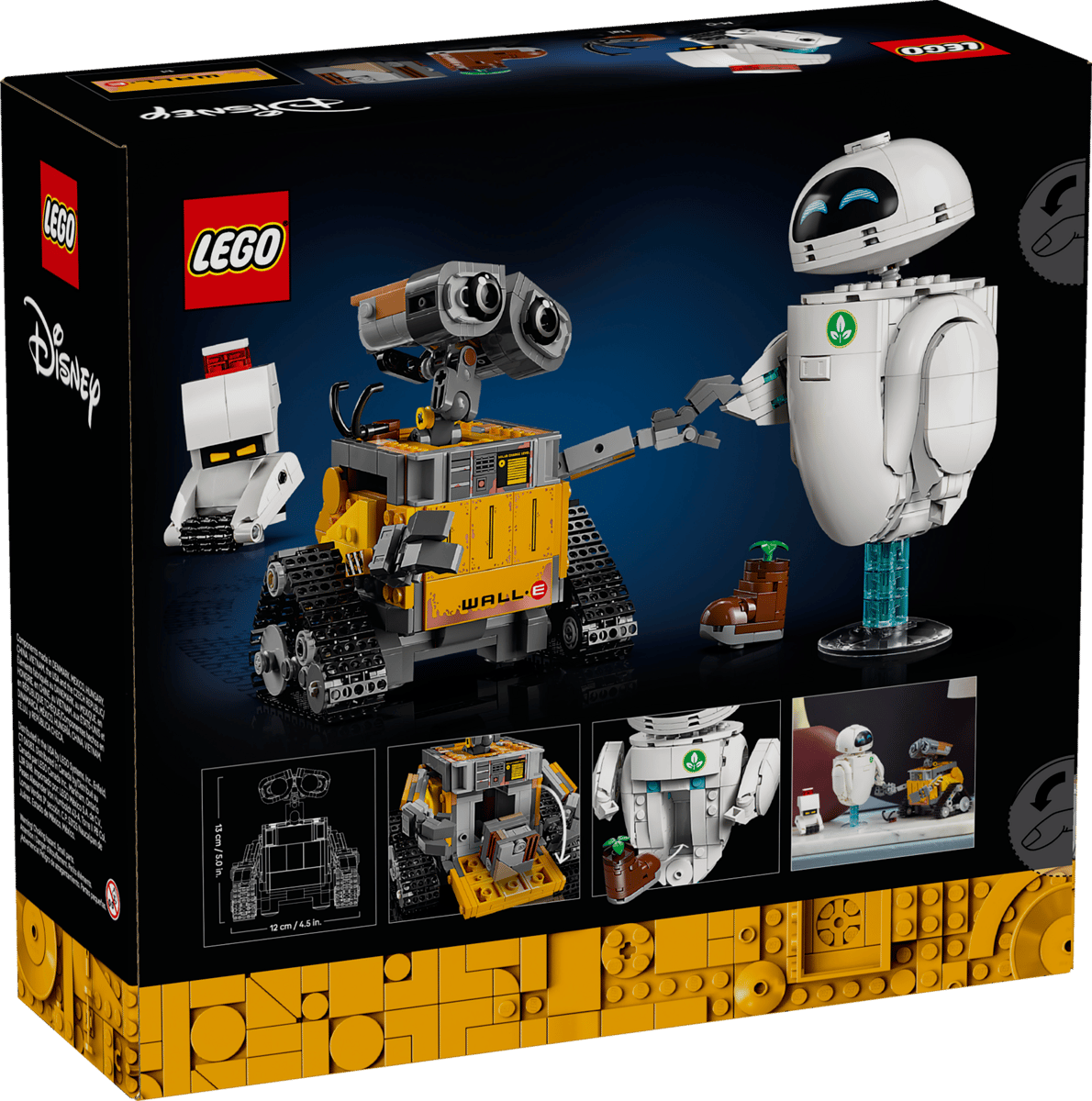 ليغو ديزني بيكسار 43279 WALL-E و EVE 811 قطعة