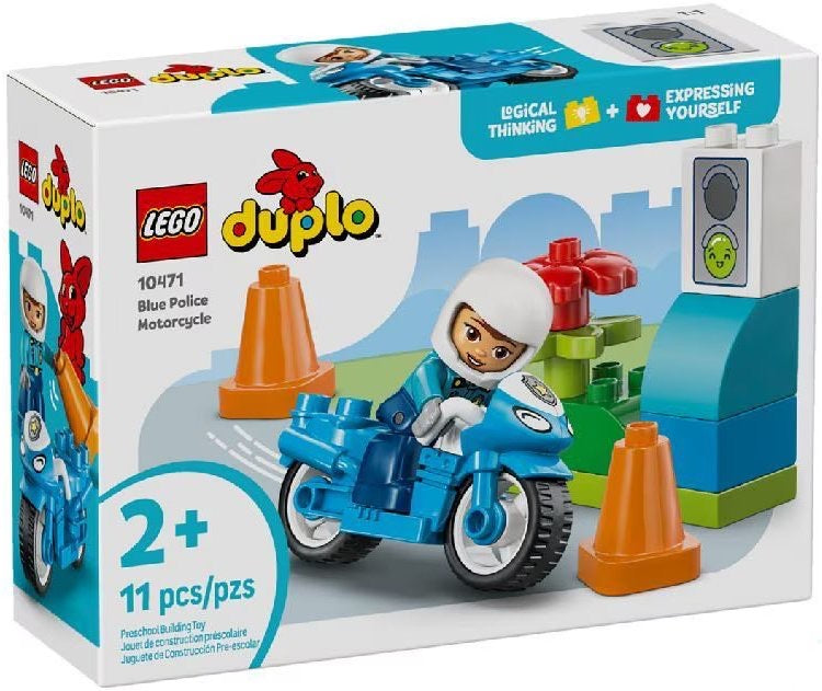 Lego Duplo 10471 Blue Police Motorcycle