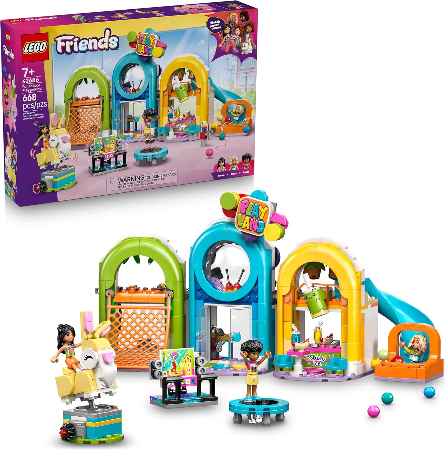 Lego Friends 42686 Fun Indoor Playground 668Pcs