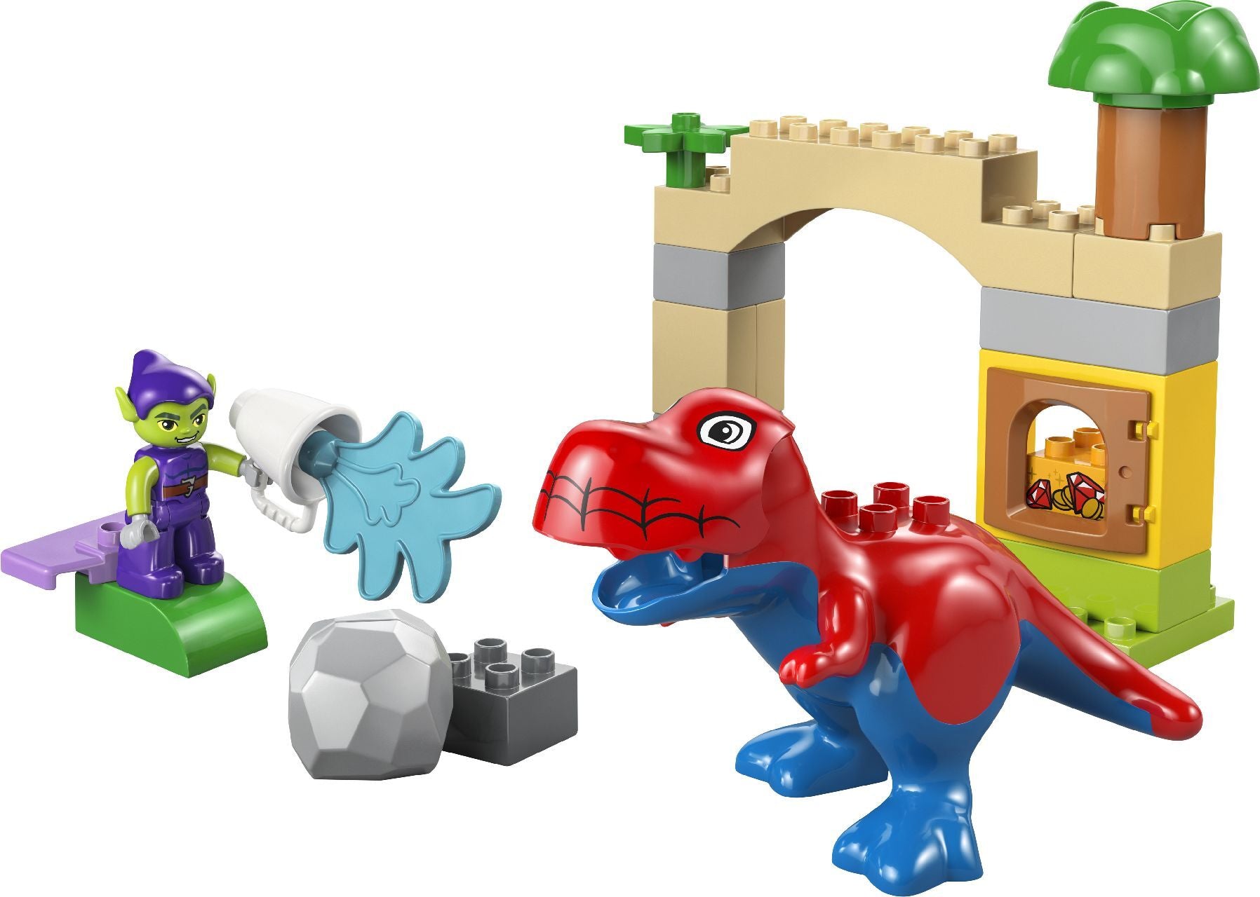 Lego Dinosaur Spidey Rex vs Green Goblin 25pcs Lego Yallatoys