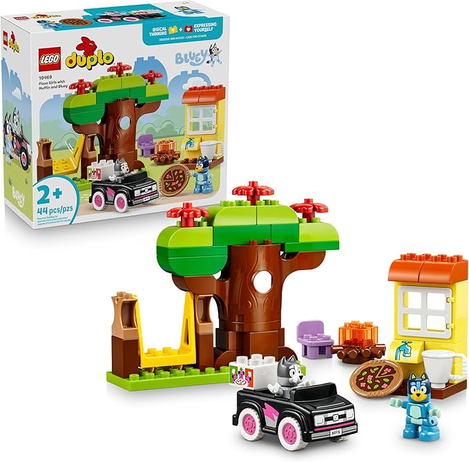Lego Duplo 10469 Bluey- Pizza Girls with Muffin and Bluey 44Pcs