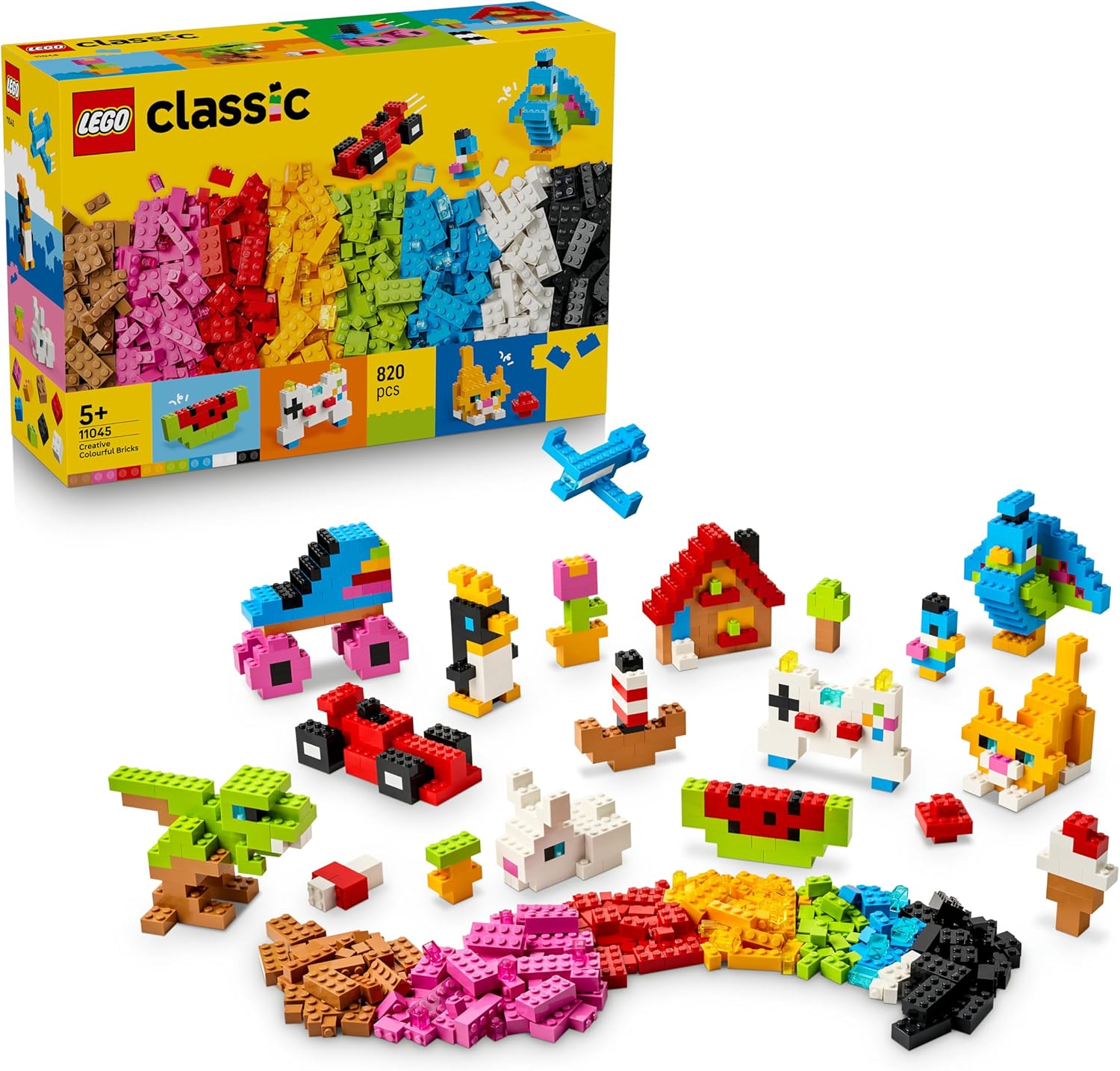 Lego Classic 11045 Creative Colorful Bricks 820Pcs
