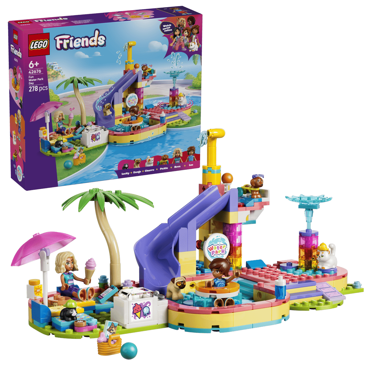 Lego Friends 42676 Fun Water Park Day 278Pcs