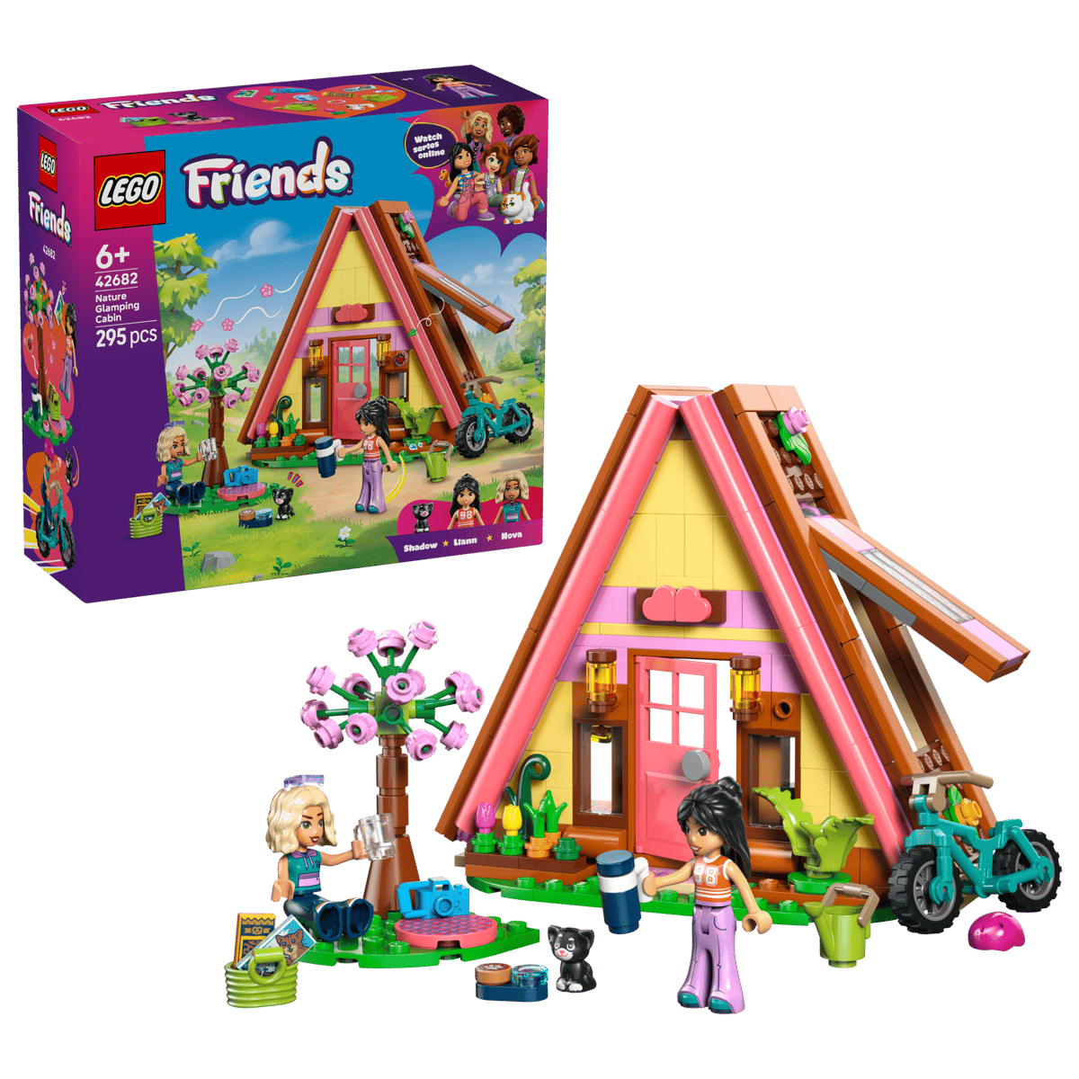 Lego Friends 42682 Nature Glamping Cabin 295Pcs