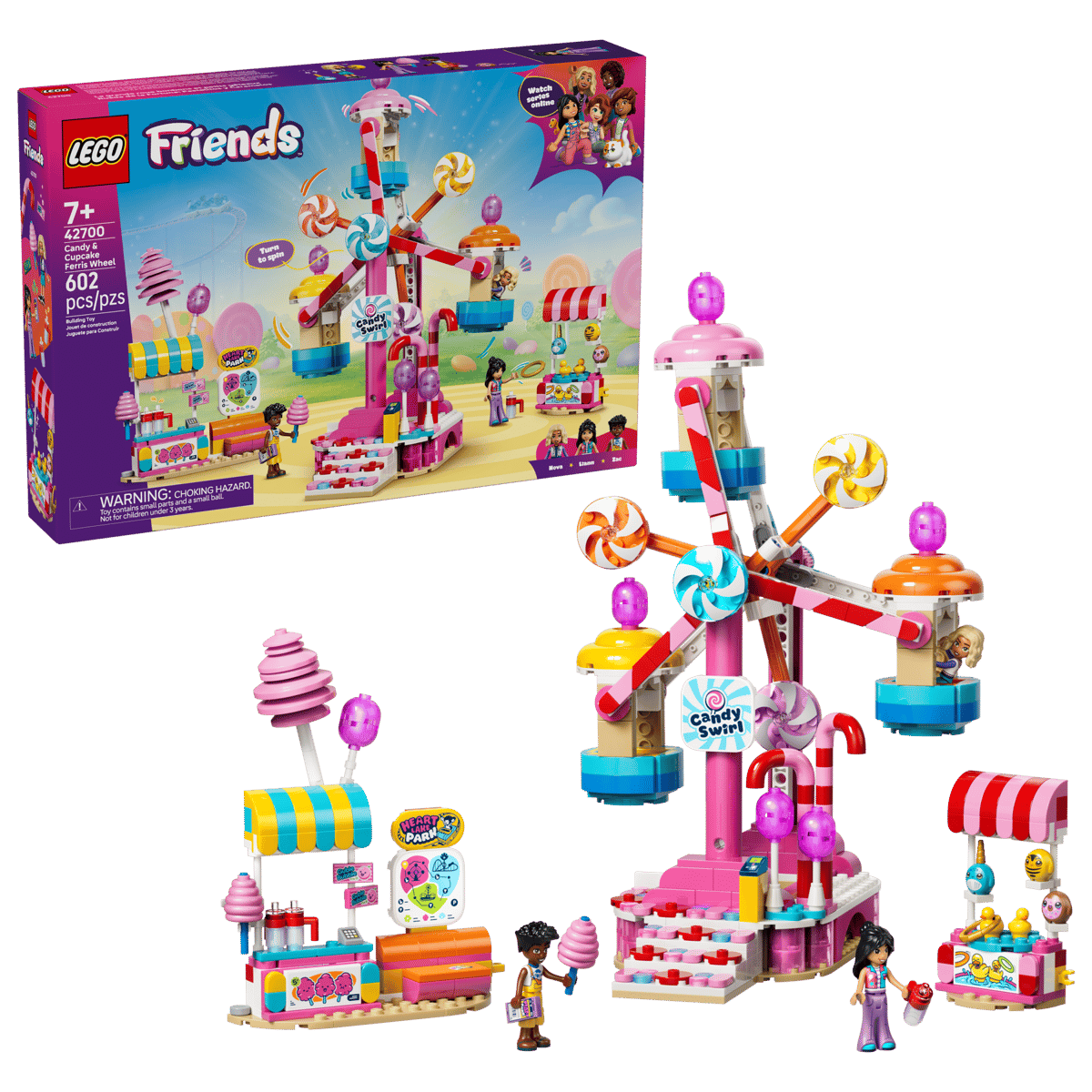 Lego Friends 42700 Candy & Cupcake Ferris Wheel 602Pcs