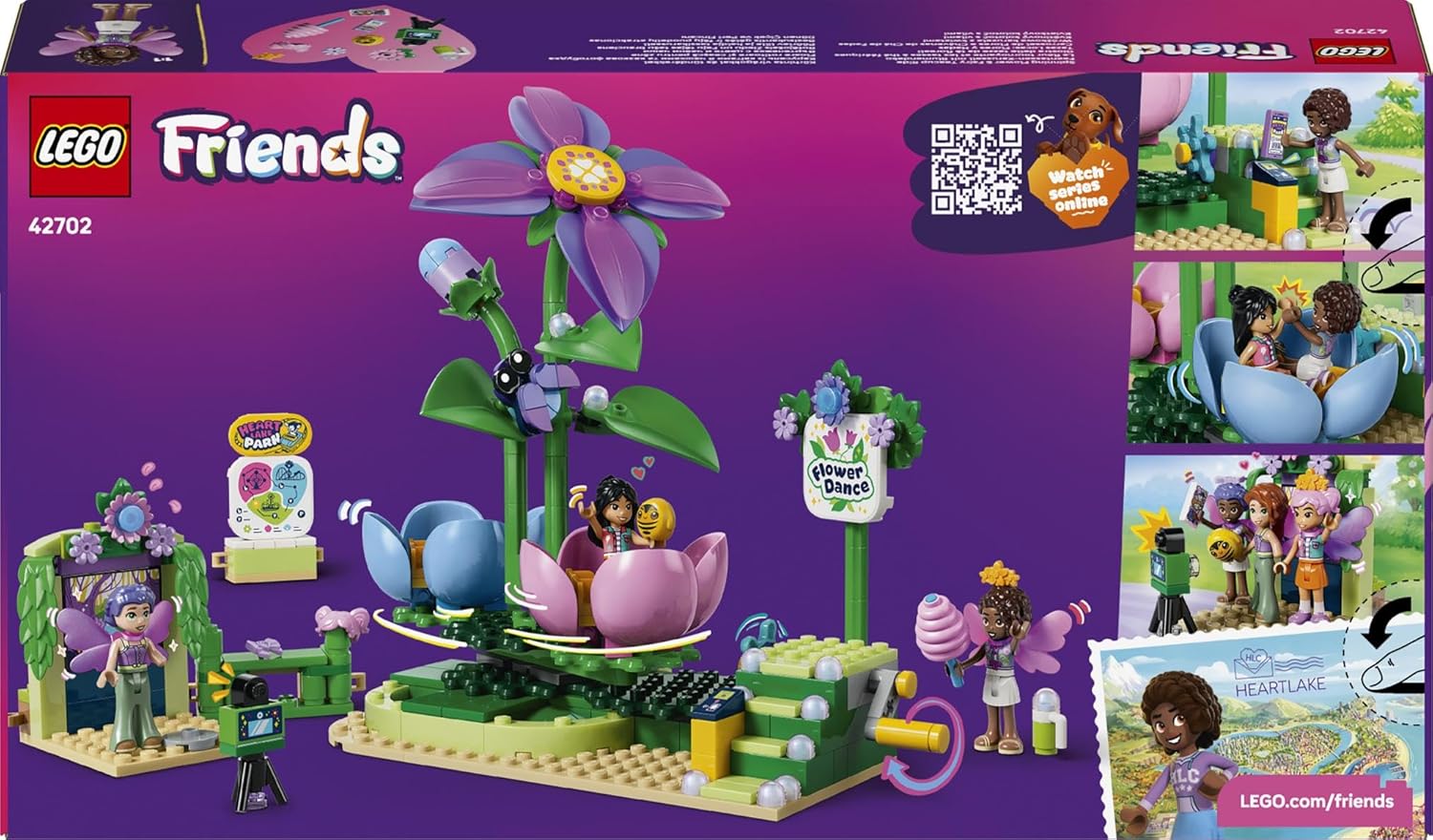 Lego Friends 42702 Spinning Flower and Fairy Teacup Ride 321Pcs Box