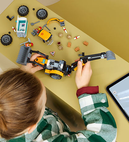 Lego 60480 City Yellow Backhoe Loader