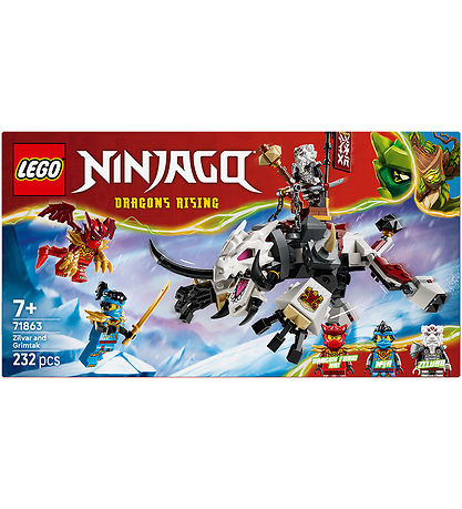 Lego Ninjago 71863 Zilvar and Grimtak the Dragon Beast 232Pcs Box