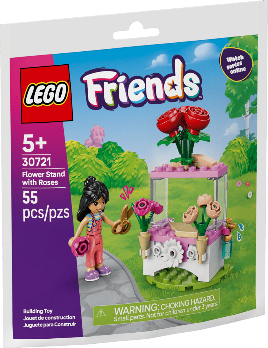 Lego Flower Stand with Roses 55pcs Lego Yallatoys