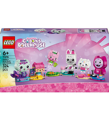 Lego Gabby's Dollhouse 11215 Gabbys Brick Built Cat Friends 324Pcs