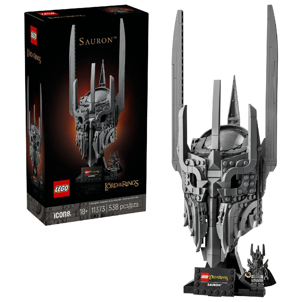 Lego Icons 11373 The Lord of the Rings Sauron's Helmet 538Pcs