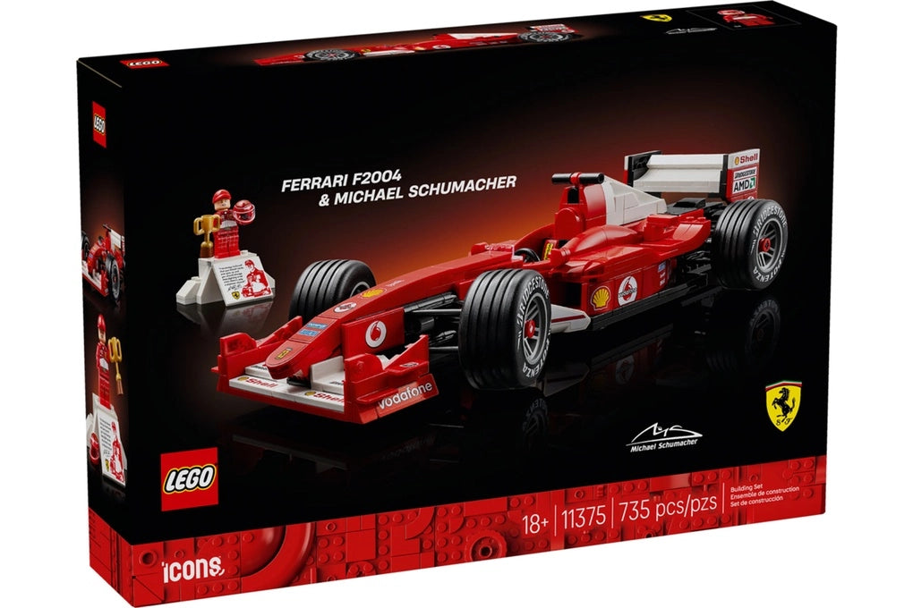 Lego Icons 11375 Ferrari F2004 & Michael Schumacher 735Pcs