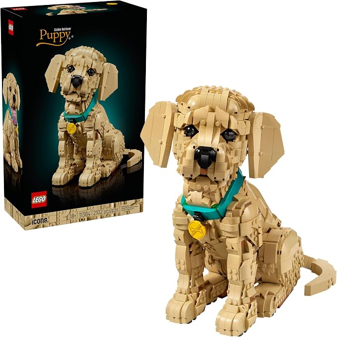 Lego Icons 11384 Golden Retriever Puppy 2102Pcs