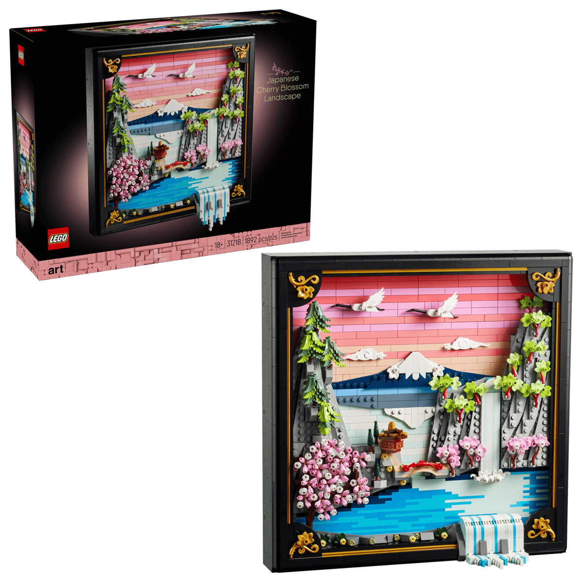 Lego Art Japanese Cherry Blossom Landscape