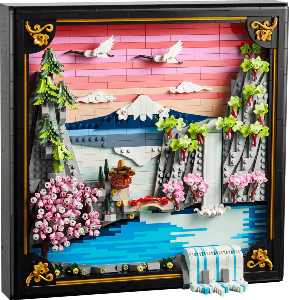 Lego Art Japanese Cherry Blossom Landscape