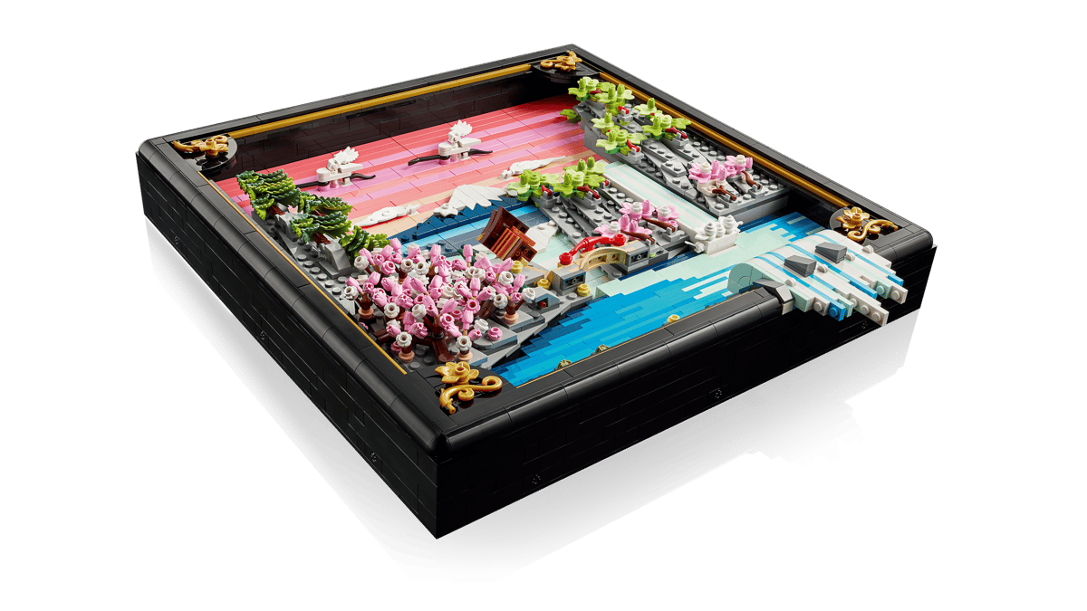 Lego Art Japanese Cherry Blossom Landscape