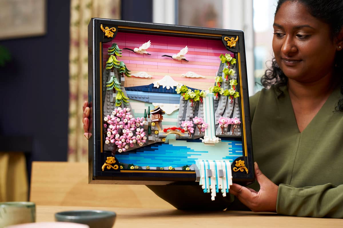 Lego Art Japanese Cherry Blossom Landscape