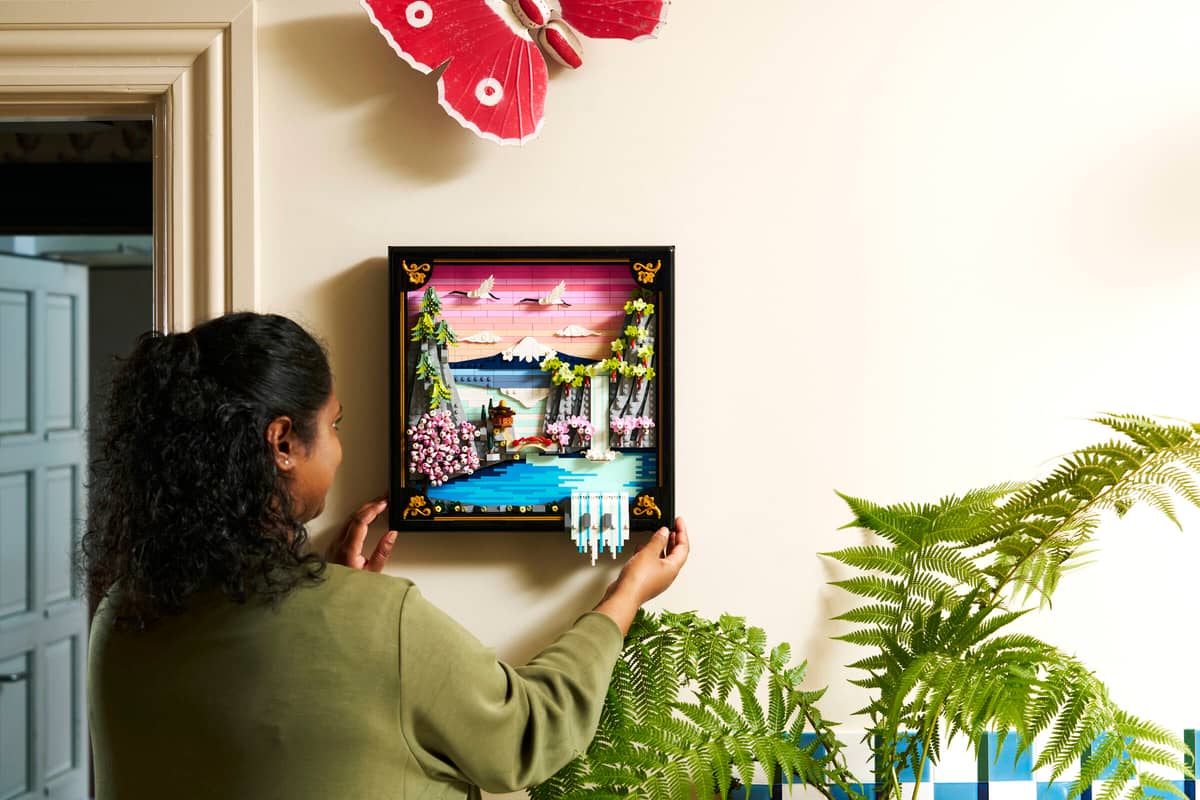 Lego Art Japanese Cherry Blossom Landscape