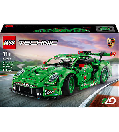 Lego Technic 42224 Porsche 911 Gt3 R Rexy Ao Racing Car 1313Pcs