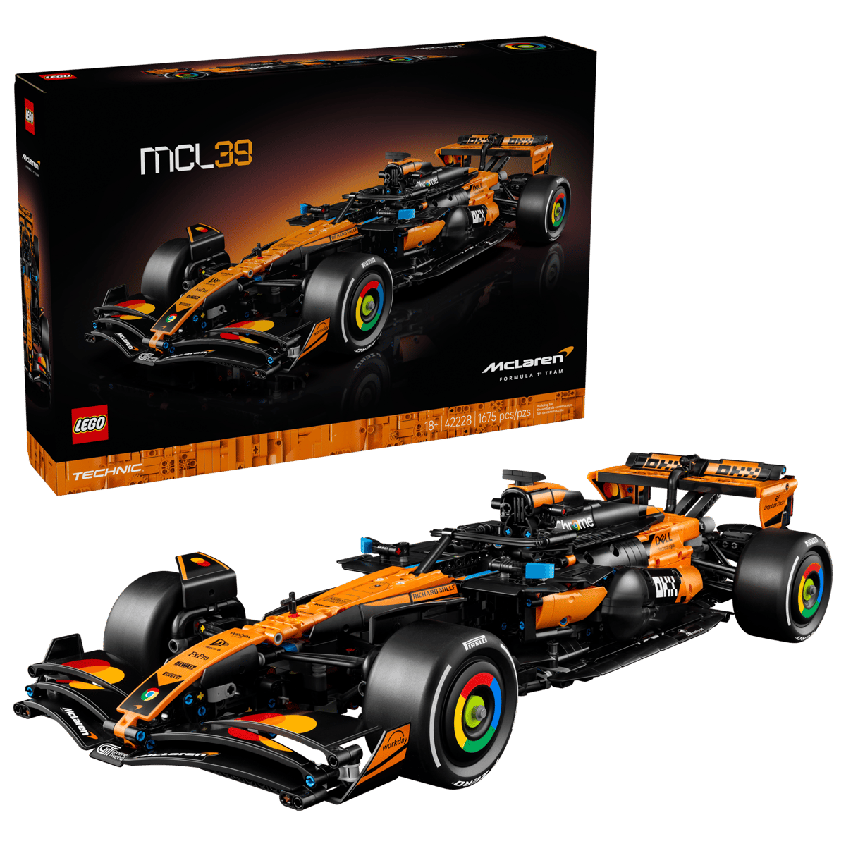Lego Technic 42228 McLaren MCL39 F1-Car 1675Pcs