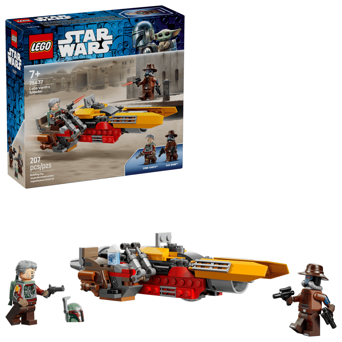 Lego Star Wars 75437 Cobb Vanths Speeder 207Pcs