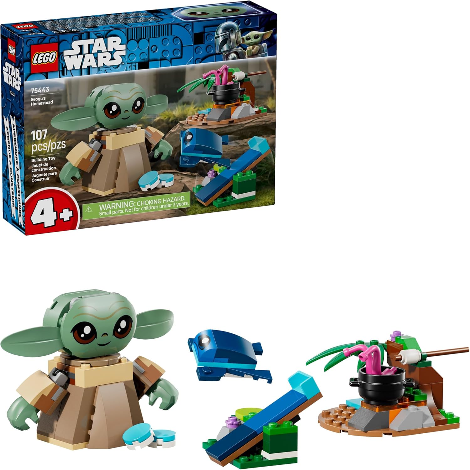 Lego Star Wars 75443 Grogus Homestead 107Pcs