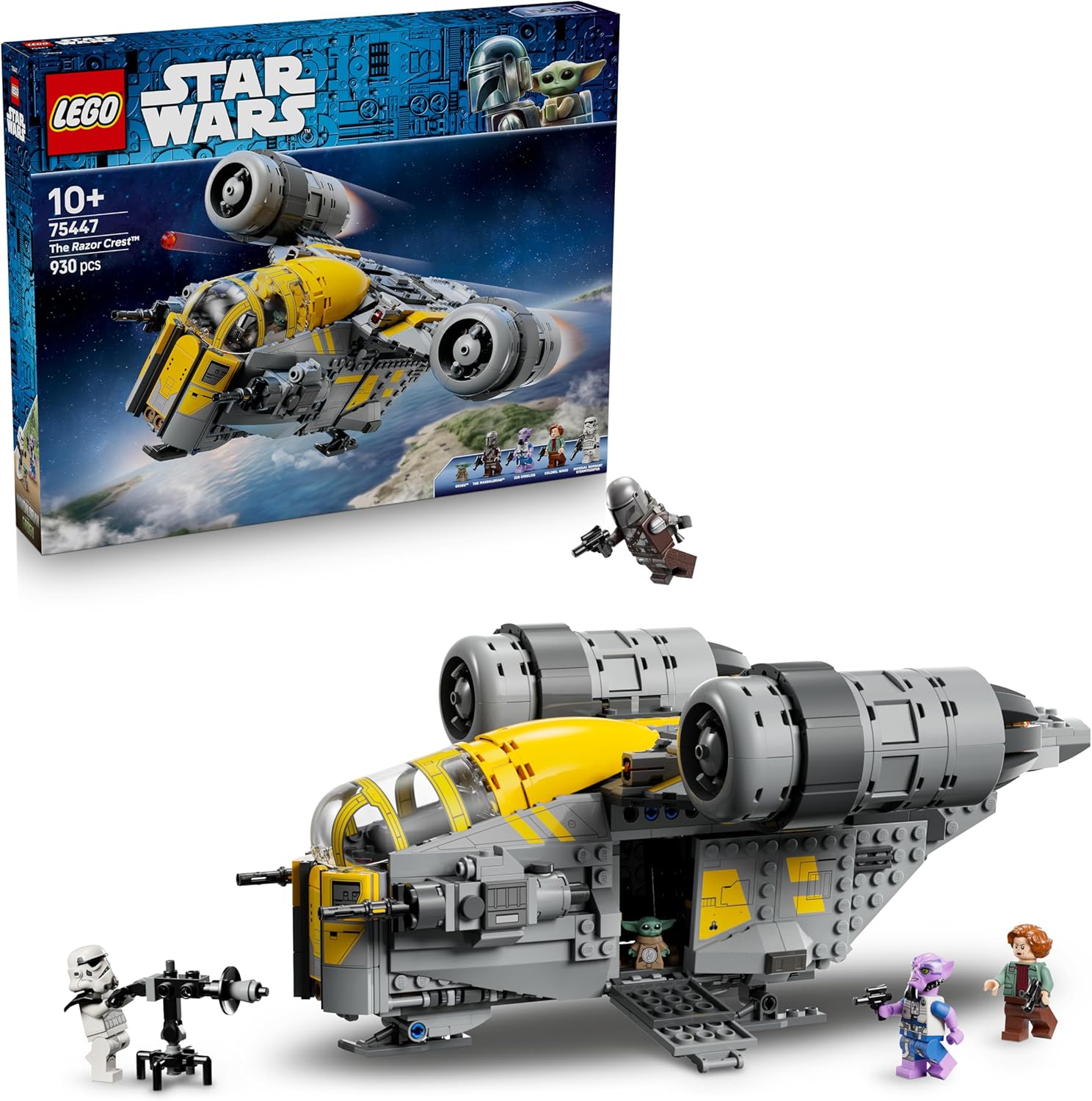 Lego Star Wars 75447 The Razor Crest Starship 930Pcs