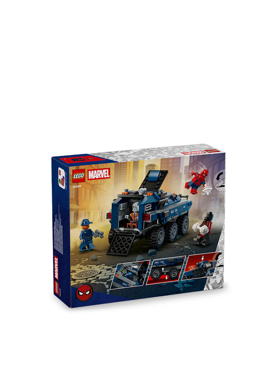Lego Marvel 76349 Spider-Man Prison Transport Chase 367Pcs Box