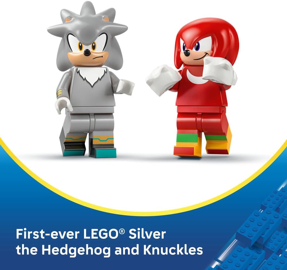 Lego Sonic 77118 Silvers Car vs Knuckles Monster Truck 378Pcs