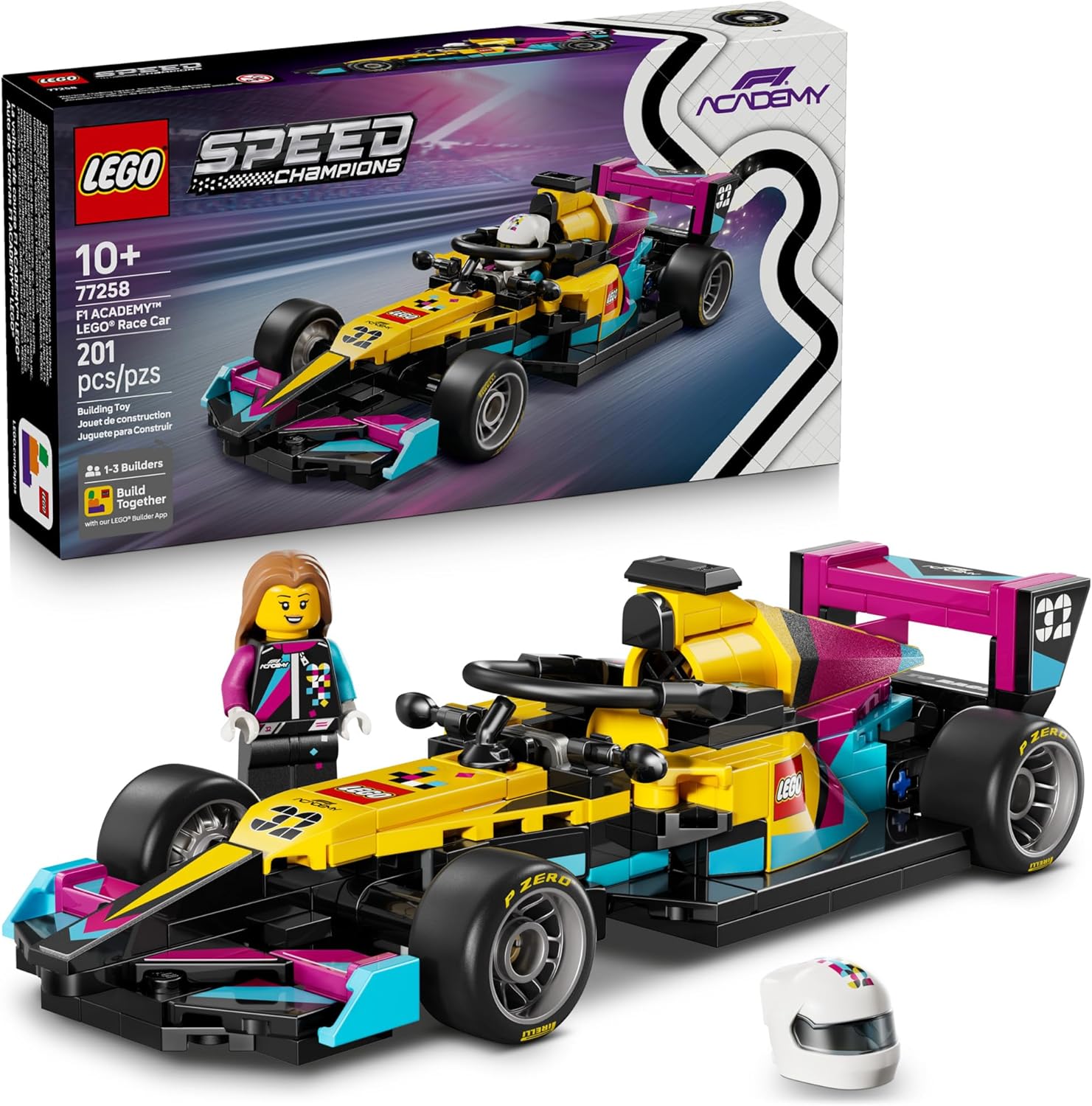 Lego Speed Champions 77258 F1 Academy Race Car 201Pcs