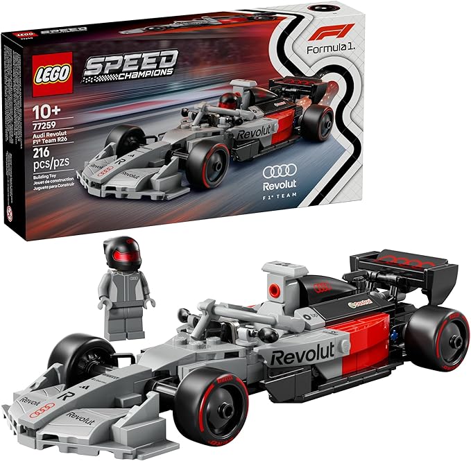 Lego Speed Champions 77259 Audi Revolut F1 Team R26 Race Car 216Pcs