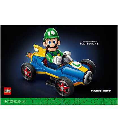 Lego Super Mario 72050 Mario Kart Luigi And Mach 8-2234Pcs