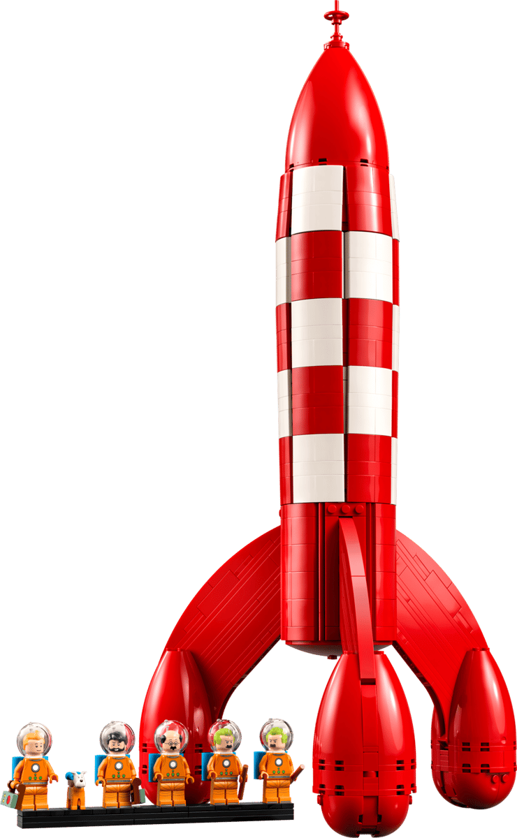 Lego Ideas 21367 Tintin Moon Rocket 1283Pcs