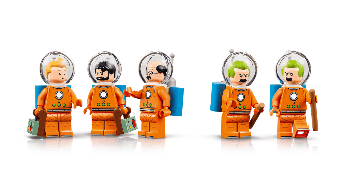 Lego Ideas 21367 Tintin Moon Rocket 1283Pcs