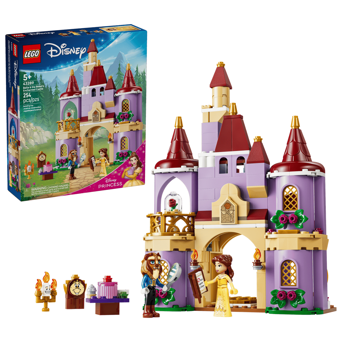 Lego 43289 Disney Princess-Belle & the Beast's Enchanted Castle 254Pcs