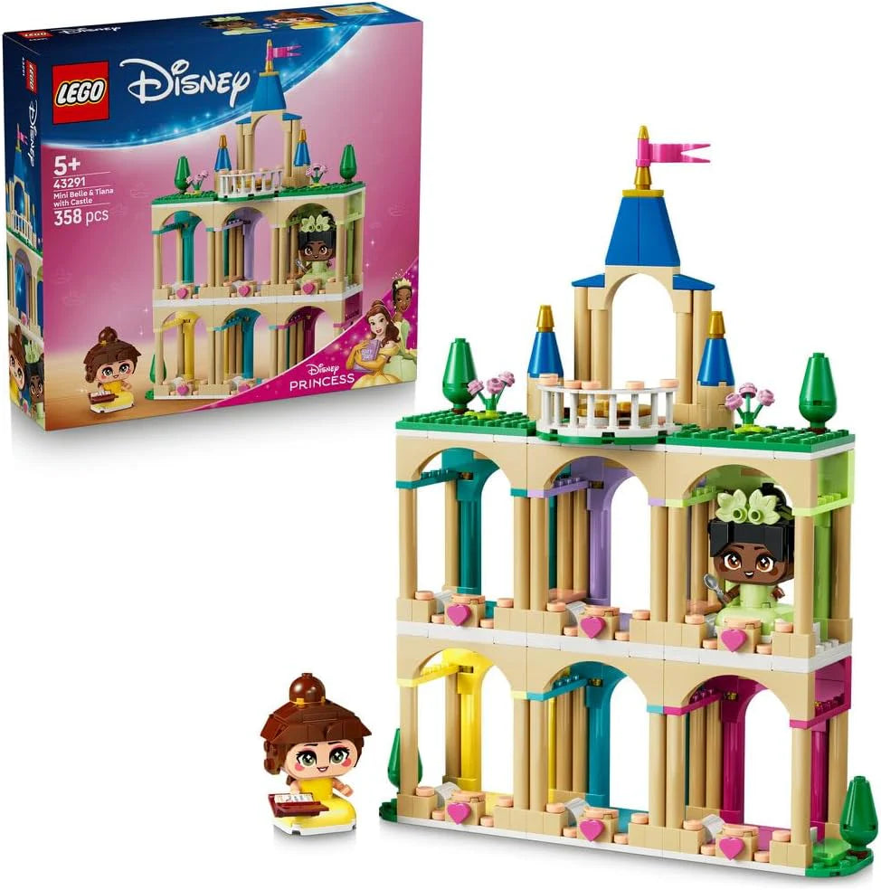 Lego Disney 43291 Mini Belle and Tiana With Castle 358Pcs