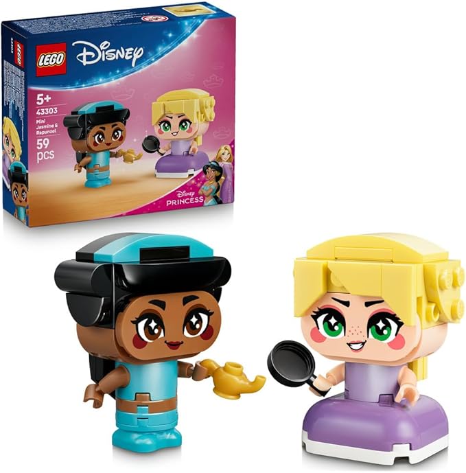 Lego Disney 43303 Mini Models Of Jasmin And Rapunzel 59Pcs