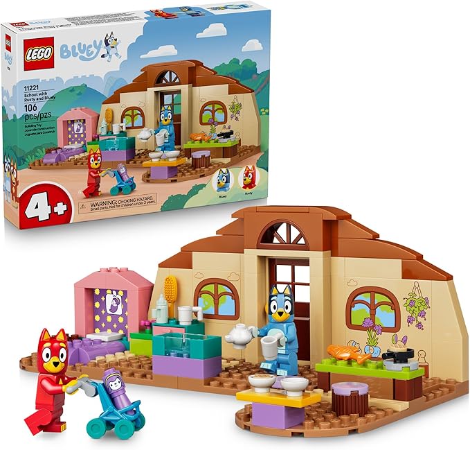 Lego 11221 Bluey-School with Rusty and Bluey 106Pcs