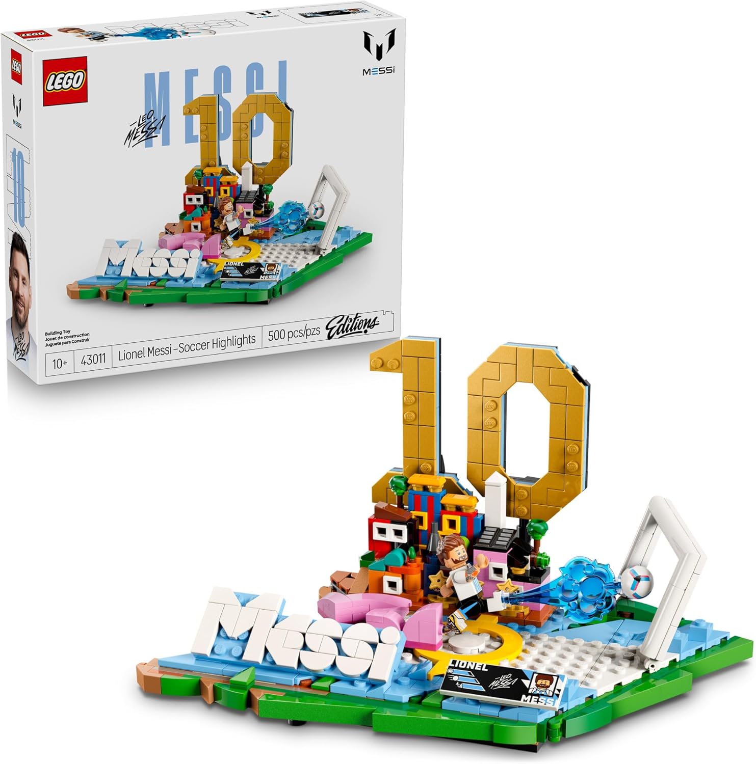 Lego Editions Lionel Messi 2026 with 500pcs 43011