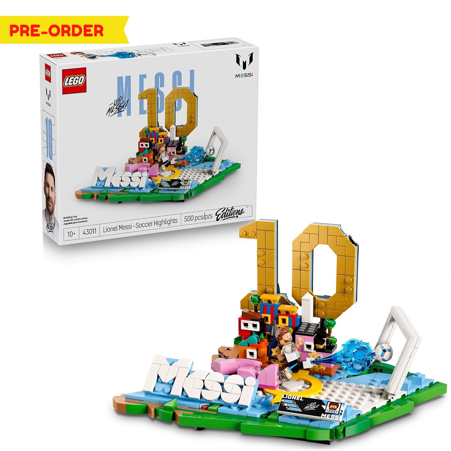 Lego Editions Lionel Messi 2026 with 500pcs 43011
